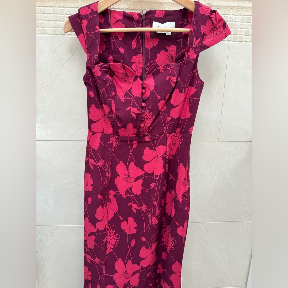 Red Midi Dress from Anthropologie